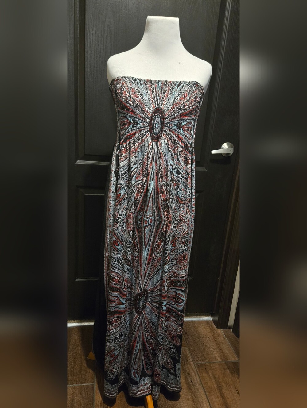 Bohemian Print Maxi Dress
